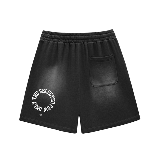HMC Sun Fade Raw Edge Cotton Shorts