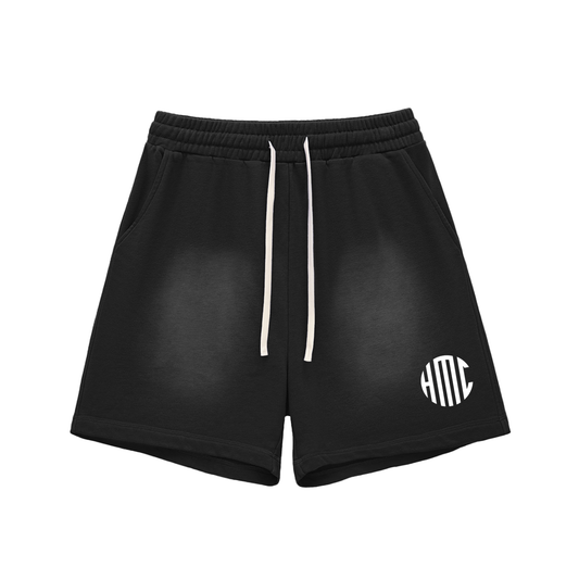 HMC Sun Fade Raw Edge Cotton Shorts